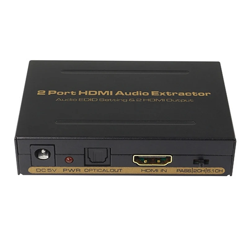 Hdmaters 2 порта HDMI сплиттер 1X2 с аудио Spdif/RCA выход 3D и full HD1080p поддерживается