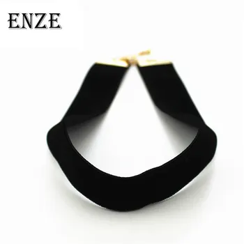

2016 Free Shipping New Fashion Simple Black Punk Harajuku Party Velvet Collar Short Tattoo Necklaces simple necklace choker