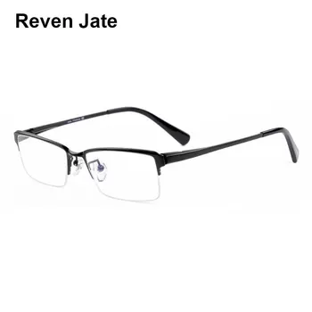 

Reven Jate EJ8602 Fashion Men Eyeglasses Frame Ultra Light-weighted Flexible IP Electronic Plating Metal Material Rim Glasses