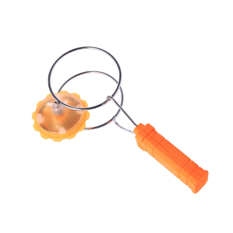 HBB магнитное колесо гироскопа волшебный спиннинг СВЕТОДИОДНЫЙ Красочный светильник гироскоп игрушки йойо дети подарки на день рождения Детские Классические игрушки - Цвет: orange