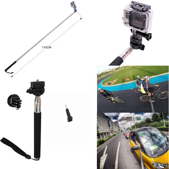 Аксессуары для GoPro комплект аксессуаров экшн камеры Go Pro SJCAM SJ4000 SJ5000 SJ7000 Hero 1 2 3 4 Xiao