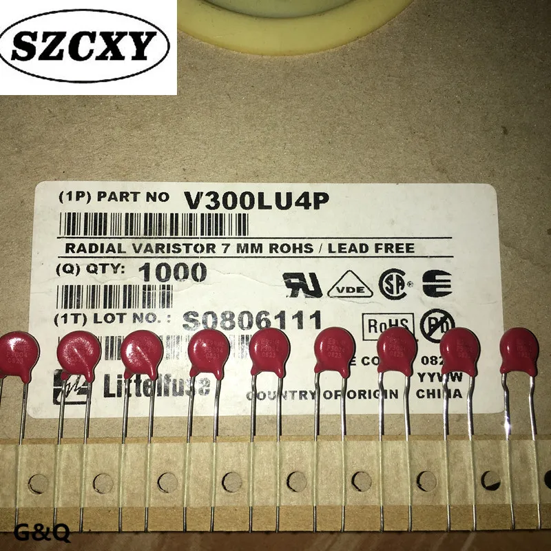 Новый и оригинальный Варистор V300LU4P 300VAC 1.2KA 7MMV300LU4P 7 мм|Комплекты умного дома| |