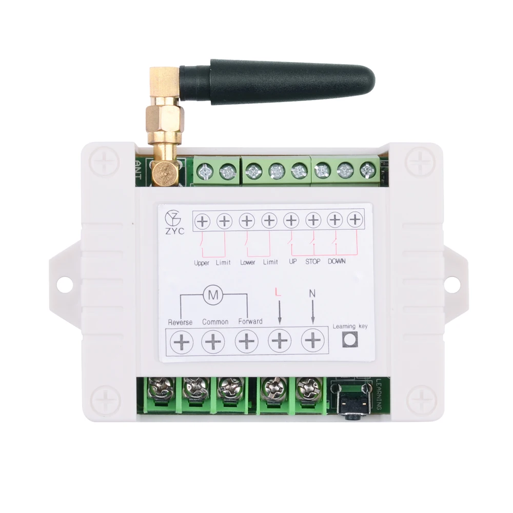 

AC85-250V 220V Motor Controller Motor Forwards Reverse Up Down Stop Manual Controller Limit Switch Terminal Motor Drive-by-Wire