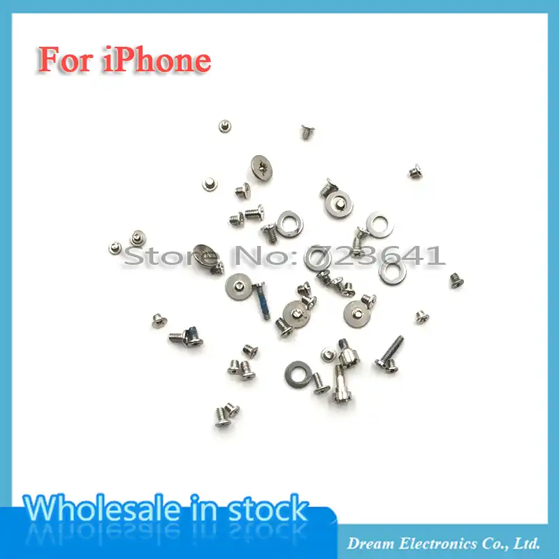 MXHOBIC 10 компл./лот полный набор винтов для iPhone 7 8 7G 8G Plus X внутренние наборы с Pentalobe нижние винты запасные части - изображение