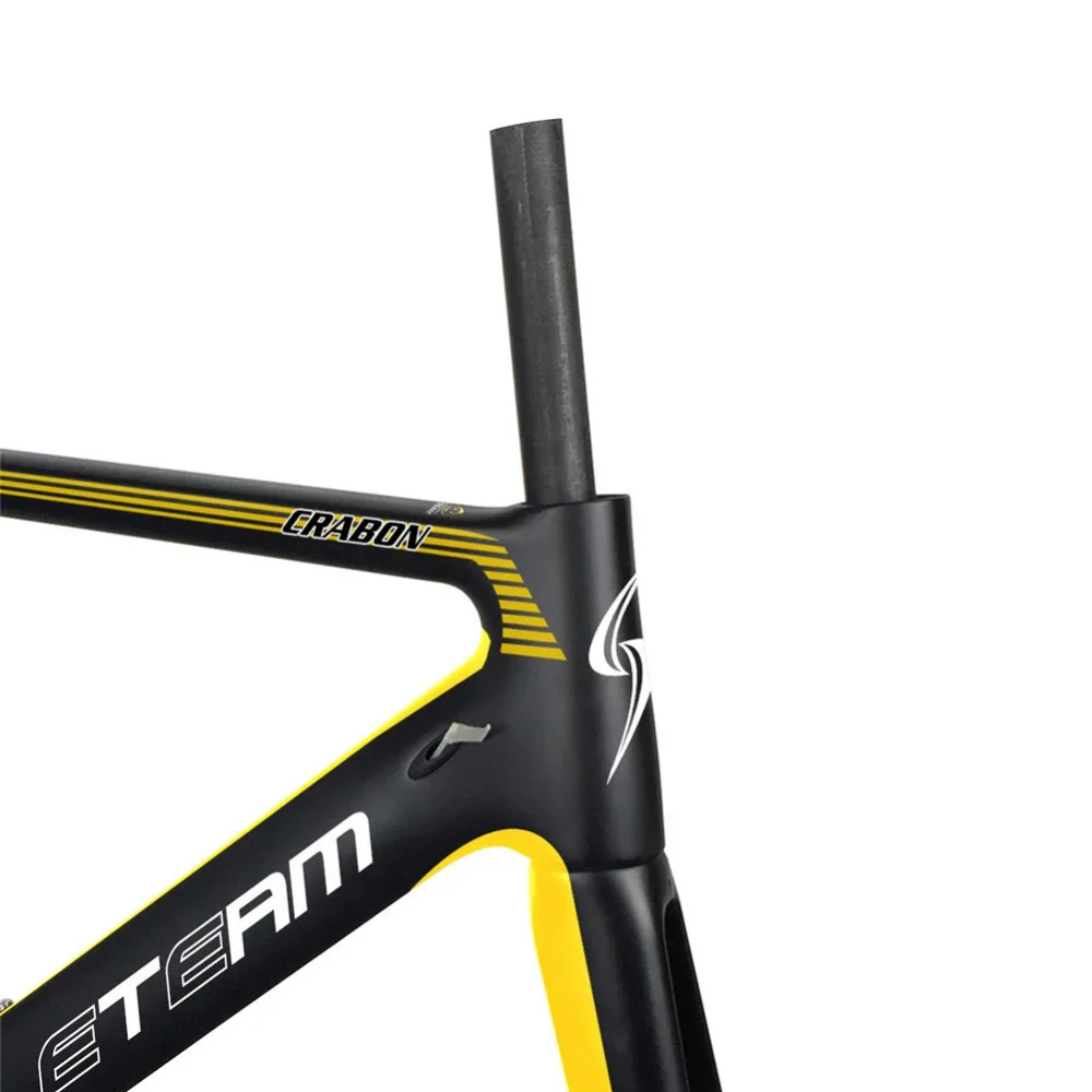 Cheap Smileteam 2019 New Model Super Light Full Carbon Road Bike Frame Carbon Racing Road Bicycle Frameset With Wheelset 11