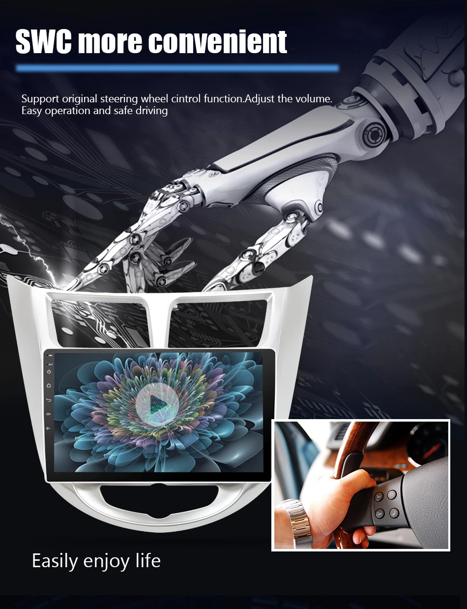 Top Eunavi IPS 2 din Android 8.1 Car Dvd Player For Hyundai Solaris Verna 2011-15 Radio tape Video Gps WIFI RDS 2G+32G Octa 8 core 12 Top Eunavi IPS 2 din Android 8.1 Car Dvd Player For Hyundai Solaris Verna 2011-15 Radio tape Video Gps WIFI RDS 2G+32G Octa 8 core 12