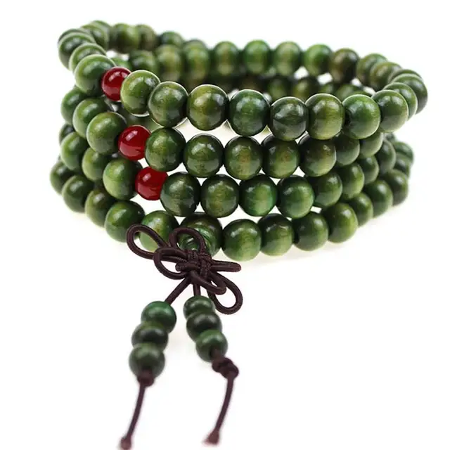 108 6 Mm Natural Sandalwood Buddha In Meditation Beads Bracelet 108 6 Mm Natural Sandalwood Buddha In Meditation Beads Bracelet Men Jewelry Rosary Prayer