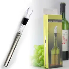 96 компл./лот палочка для охлаждения вина из нержавеющей стали охладитель для вина охлаждающая трубка для вина с винным Pourer с розничной коробкой пакет SN1325