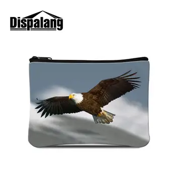 

DIY Customize Animal Eagle Photo on Mini Coin Purses Personiltion Bag Small Wallet for Boys Little Female Cosmetic Pouch