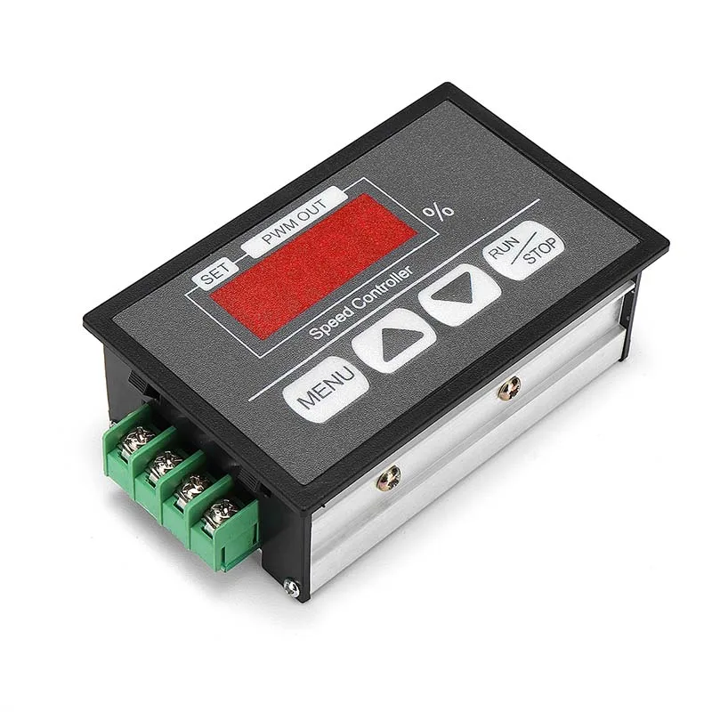 

DC 6-12V Adjustable LED Digital Display Motor Speed Controller Module 30A PWM DC LED Digital Display Speed Regulator Power Contr