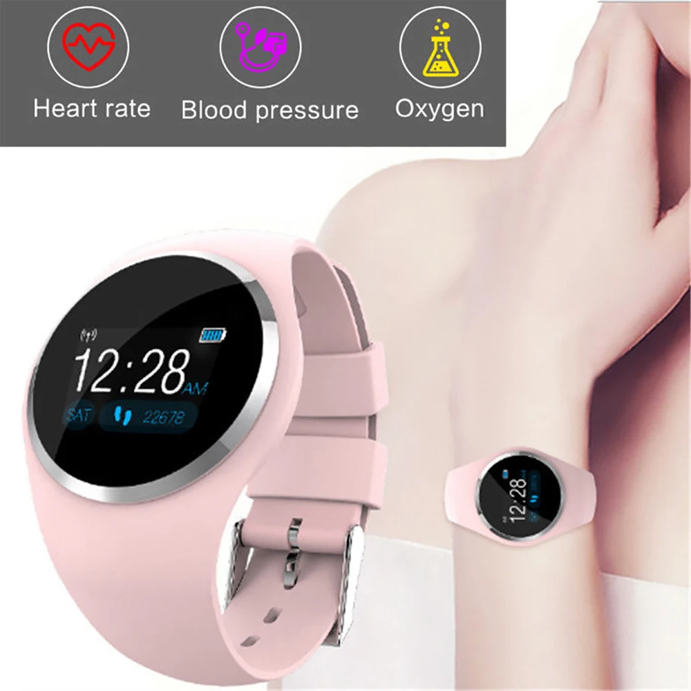 

Women Waterproof Bluetooth Smart Watch Phone Mate For Android IOS iPhone Samsung