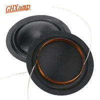 1" inch Dome Tweeters Voice Coil Silk Diaphragm Universal 25.5 Core Two Side Wires Treble Speaker Repair 4.1-8OHM for Hivi 2PCS 1