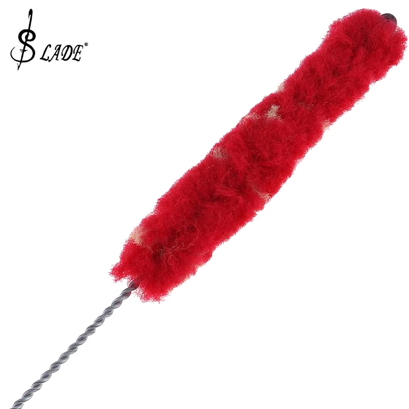 SLADE Red & Light Yellow Clarinet Brush Moisture Remover Cleaning Swab For Woodwind Instruments Accessories | Спорт и развлечения