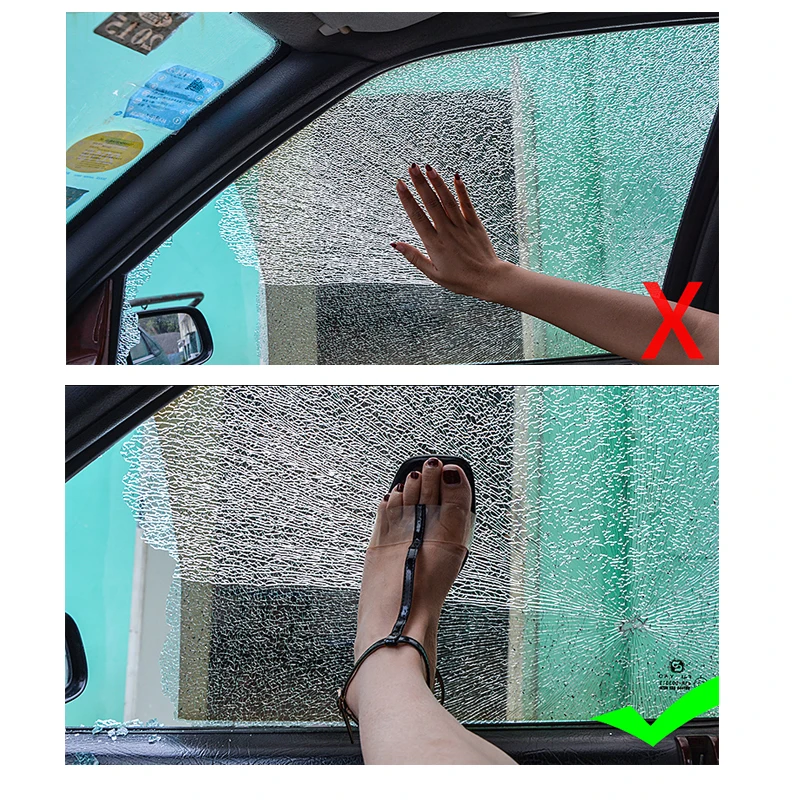 Mini Safety Hammer Car Life-saving Escape Hammer Window Keychain Car Window Broken Emergency Glass Breaker E5M1 Safety Belt Cut