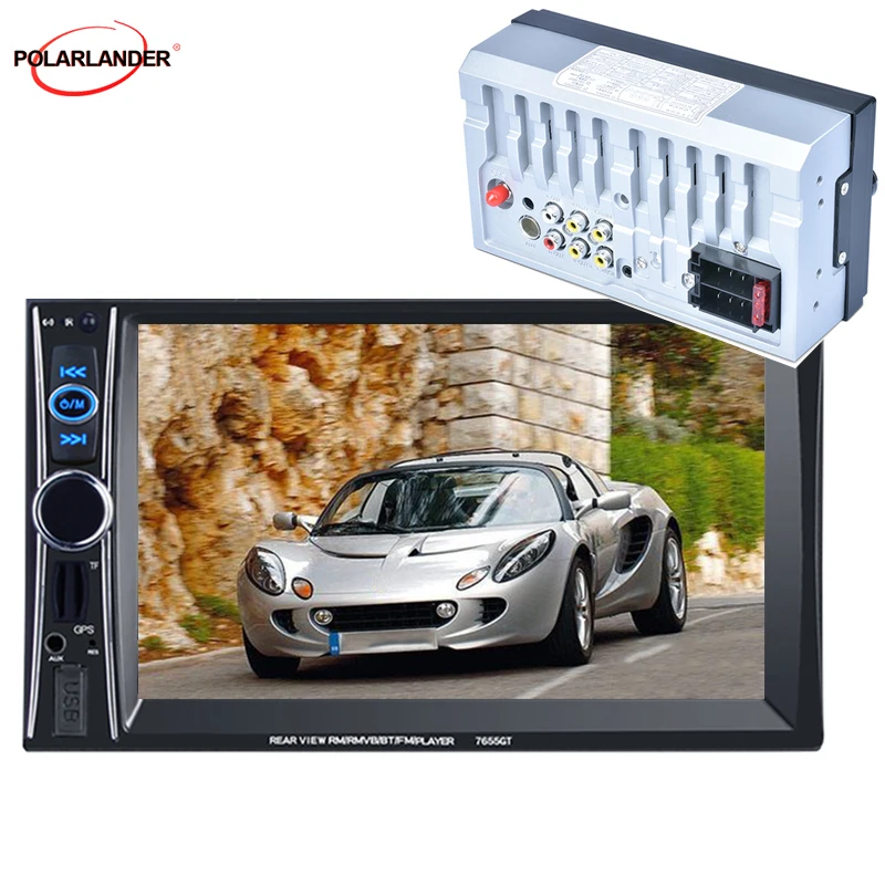 Поддержка USB/TF/AUX FM Радио 8G карта автомобиля Bluetooth GPS навигация 6 "HD 2DIN стерео