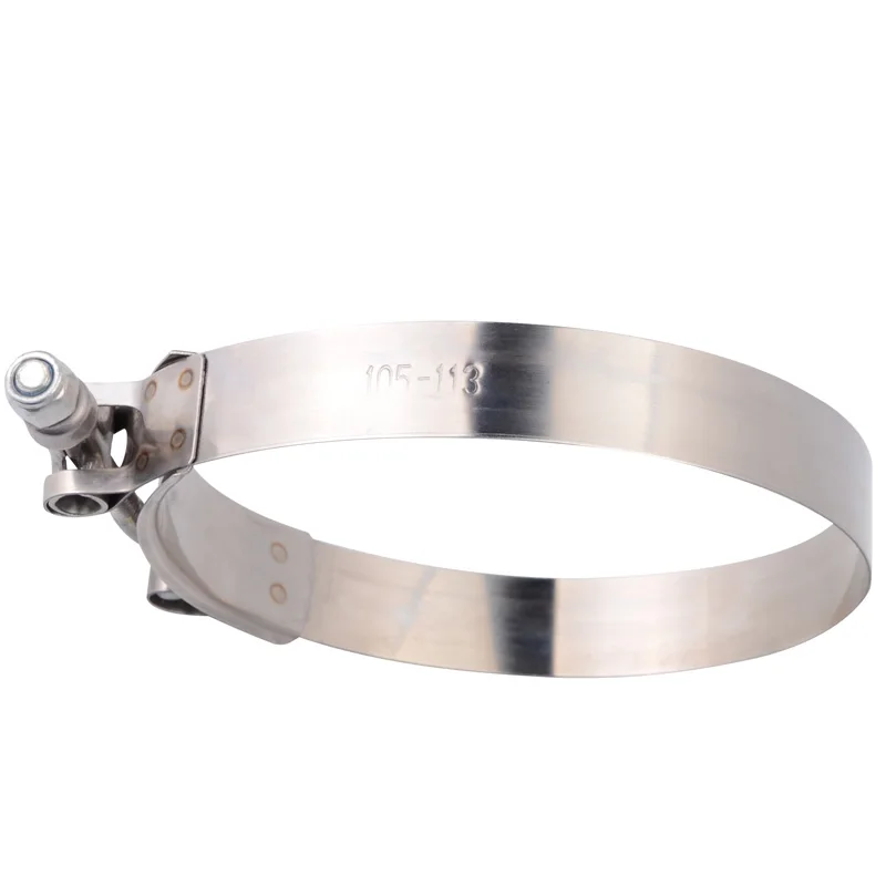 ESPEEDER 4.0" Stainless Steel T Bolt Exhaust Clamp Adjustable Hose