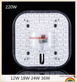 

YOU 12W 18W 24W 36W LED Ring PANEL Circle Light AC220V-240V LED square Ceiling board the circular lamp board