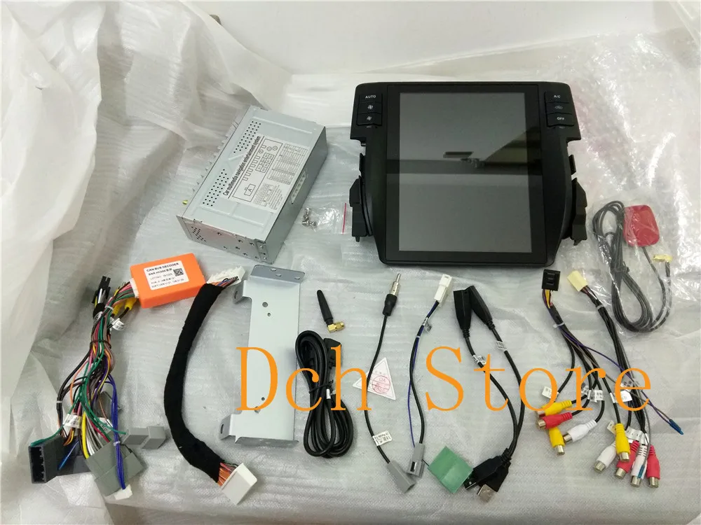 Clearance Vertical Screen Tesla Style Android 8.1 Car DVD GPS Navigation Player for Honda Civic 2016 2017 2018 AUTO RADIO PX6 CARPLAY IPS 5