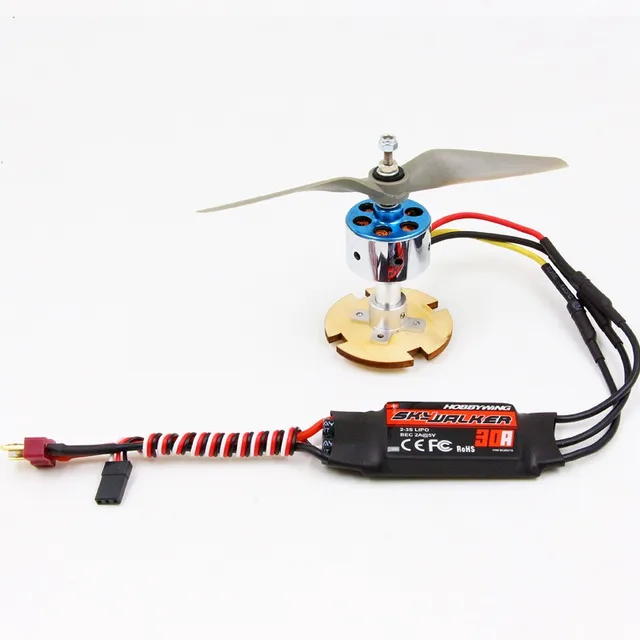 RC airplane 2s lipo power system motor + ESC combo 2817 4200KV with HobbyWing SkyWalker 30A