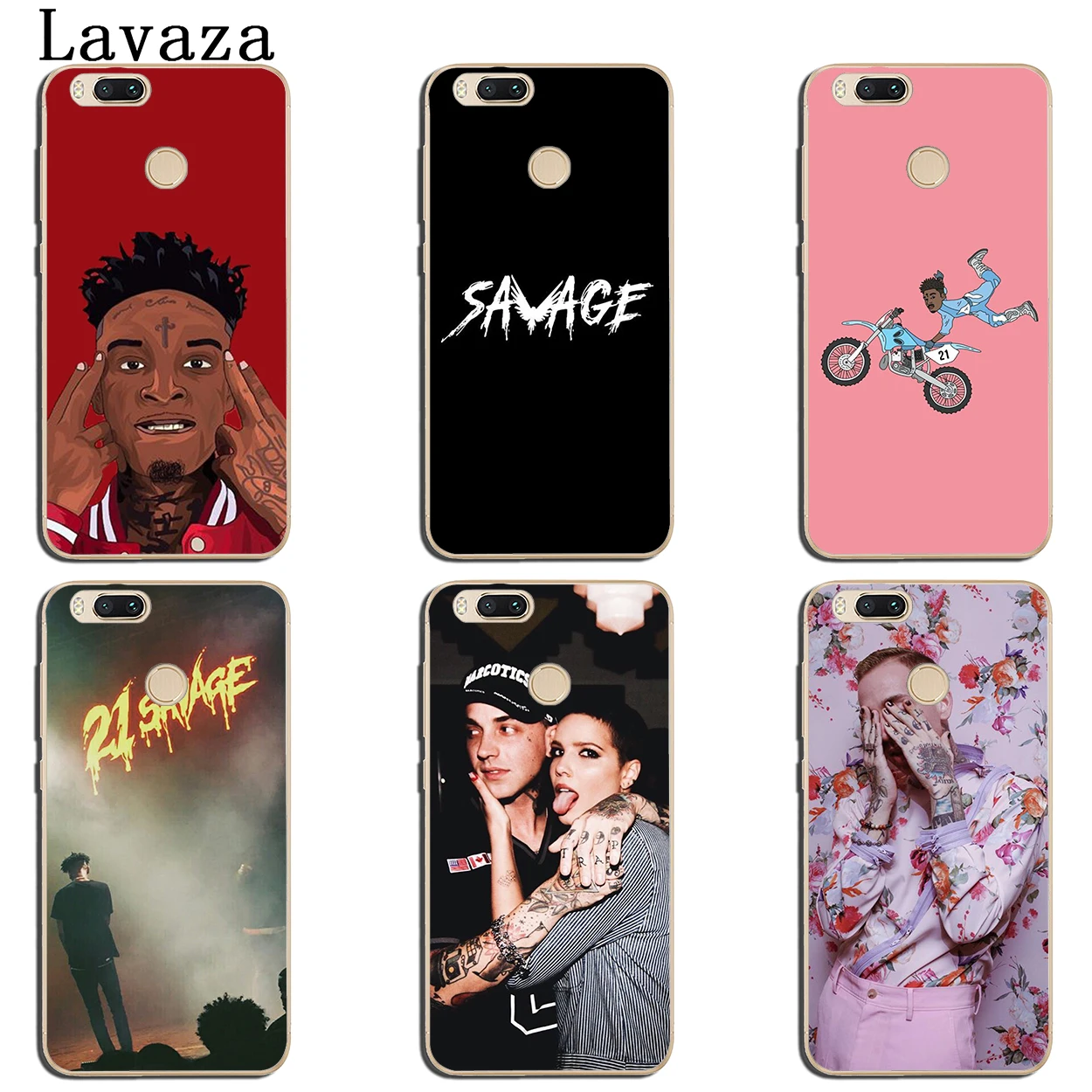 Твердый чехол для телефона Lavaza 21 Savage Xiaomi MI 10 9 9T CC9 CC9E A3 Pro 8 SE A2 Lite A1 pocophone f1 6