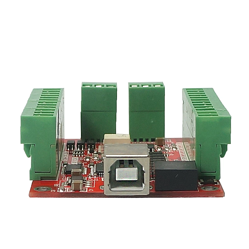 4 Axis 100KHz CNC MACH3 USB Card Smooth Stepper Motor Controller card breakout board for CNC Engraving 12-24V
