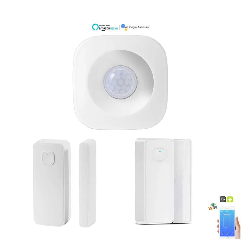 

Wifi Alarm Systems Security Home Domotica Tuya Smart Life Door Window Sensor Detector Google Home Alexa Smart Home Automation