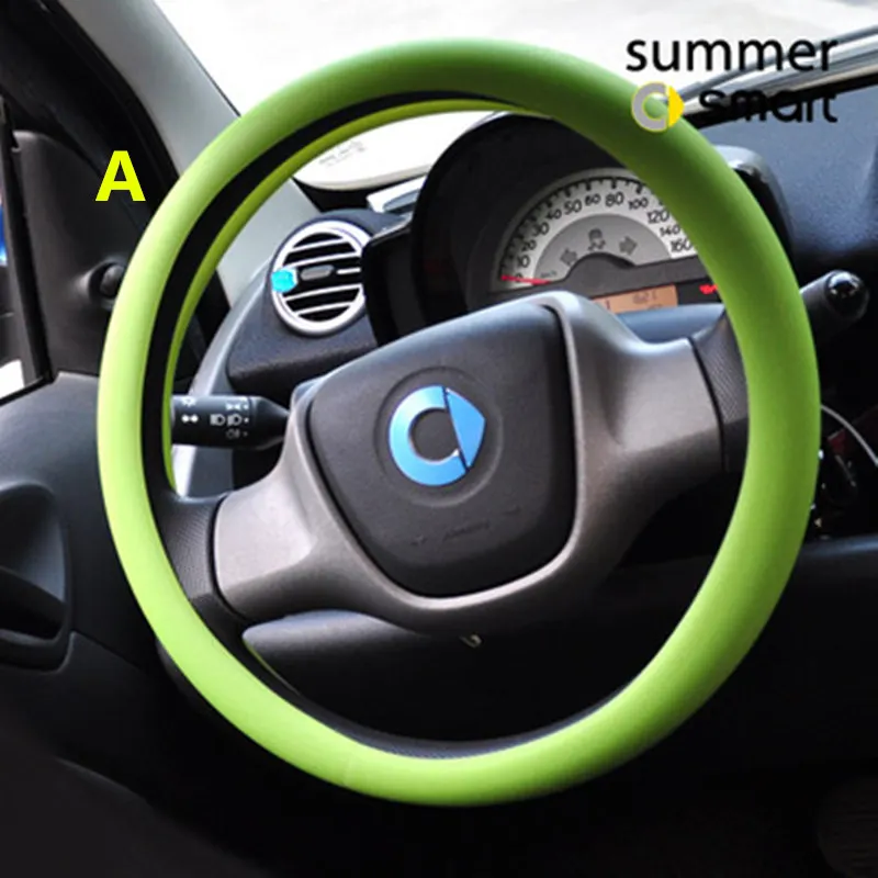 Для Benz Smart, крышка рулевого колеса автомобиля - Название цвета: A