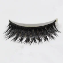 Высокое качество 2 пар/лот ручной работы натуральный мех норки ресницы толстые перекрещивающиеся накладные наращивание ресниц maquiagem