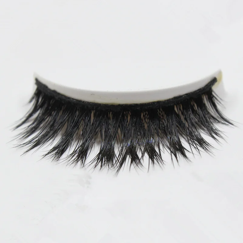High quality 2pairs/lot 100 Handmade Real Mink hair eye lashes thick