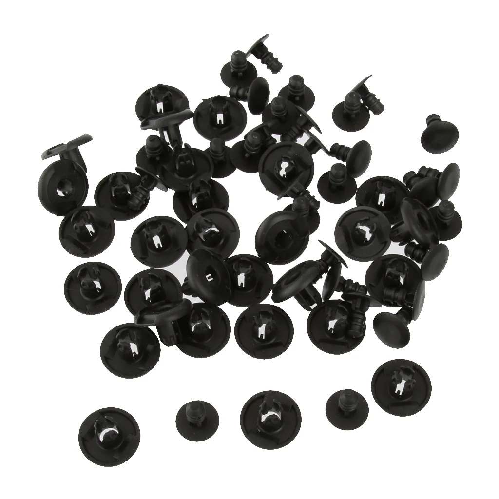 Nylon Door Trim Panel Retainers Fasteners Clips for Honda 91501-S04-003 Pack of 30