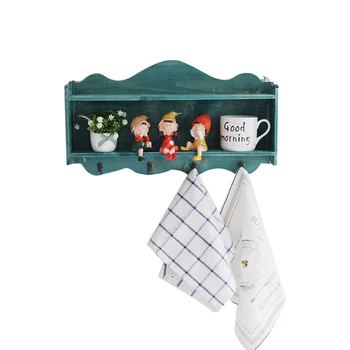 

Home Decor Wall Hanger Wood Storage Racks Storage Box Key Hanging Storage Case Phone Racks Wood Shelf Clothes Hat Storage Hanger