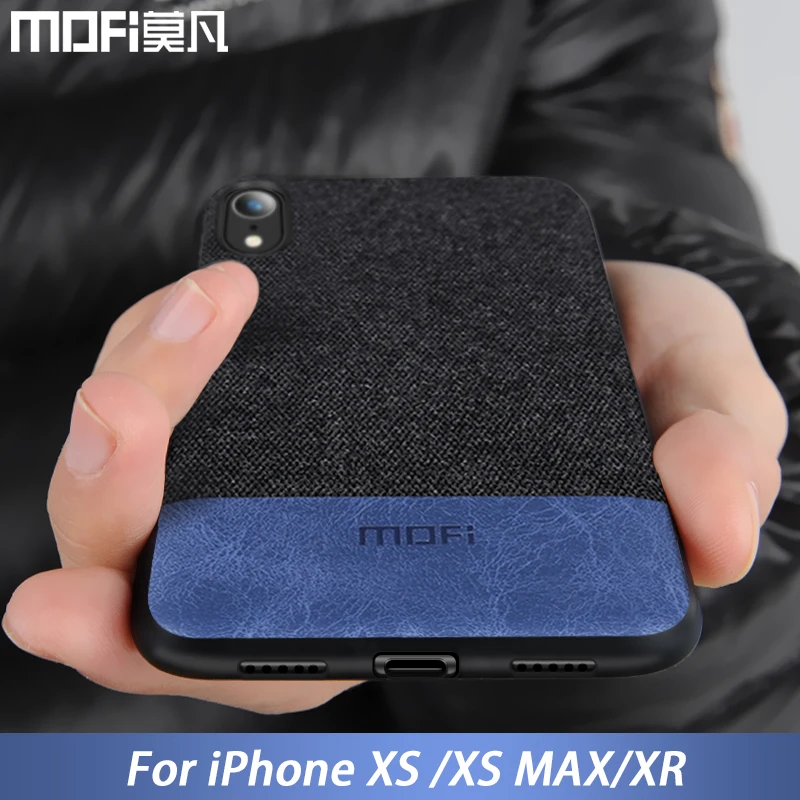 MOFi чехол для iPhone XS чехол для iPhone XR ткань Защитный силиконовый coque capas для iPhone XS Max чехол