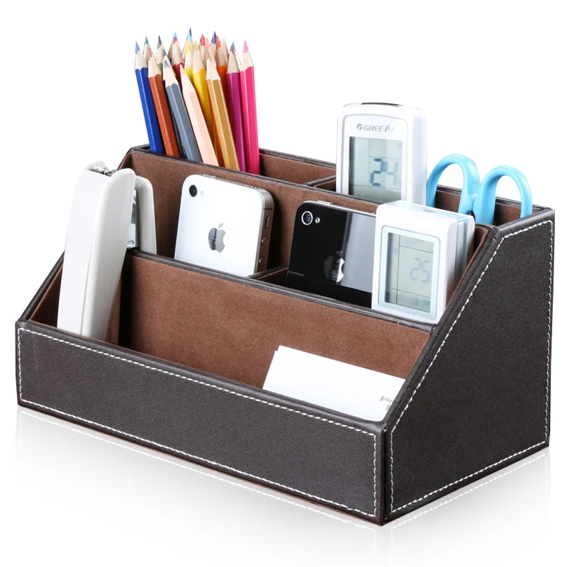 Goede Kingfom Desktop Organizer Set Pen Houder Met Visitekaarthouder Memo Doos Papieren Notities Muismat Briefpapier Organizer