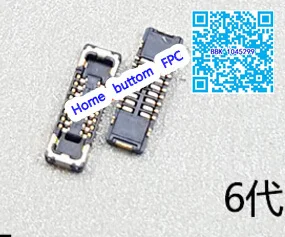 5 компл./лот Полные наборы FPC соединители для iPhone 6 6G 4," ЖК-дисплей сенсорный кабель питания камеры док-станция для объем батареи разъеме sim-карты