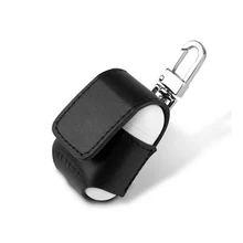 Для Apple airpods Беспроводной гарнитура Чехол протектор наушники поле защитная сумка Пояса из натуральной кожи Роскошные Анти-потерянный Сумки+ подарок