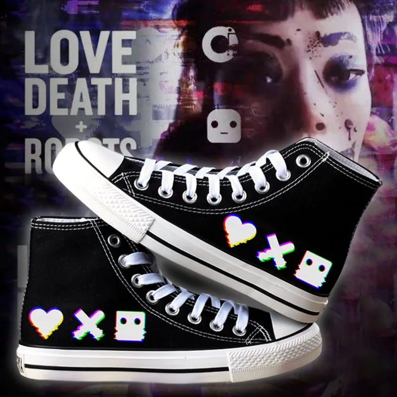 

High-Q Unisex Anime Game Cosplay Love,Death&Robots Canvas Shoes Nikolai Zakharov Love,Death&Robots plimsolls Shoes Casual Shoes
