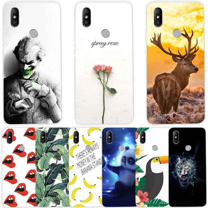 Милый силиконовый мягкий чехол из ТПУ для Xiaomi Mi 8 lite 9 se F1 Mix 2s mix3 6x5 plus note 3 Redmi 5 |