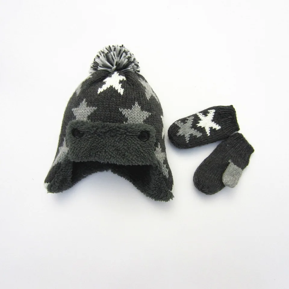 toddler snow hat and gloves