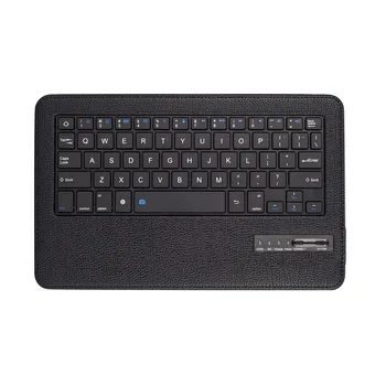 

Wireless keyboards Bluetooth Keyboard Leather Case +Stand for Samsung Galaxy Tab A 10.5 T590 T595 Tablet Keyboard l1205#2