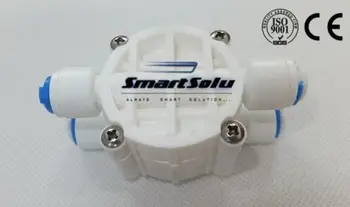 

Free Shipping 50pcs*1/4 port reverse osmosis system auto shut off 4 way valve for RO
