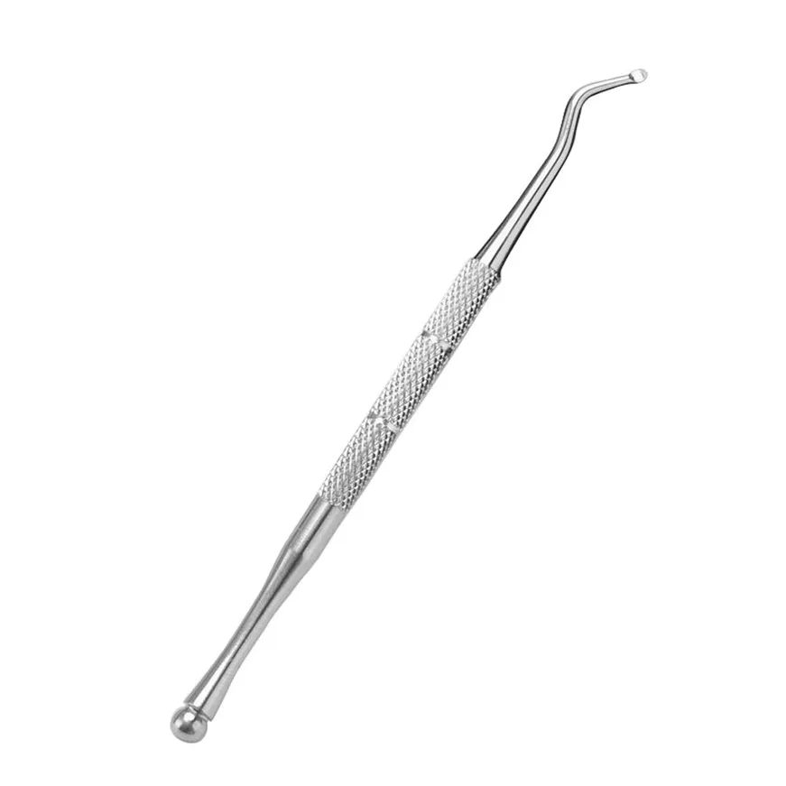 

2017 A# Cuticle Pusher Groove Pick Corrector Stainless Steel Pedicure Manicure