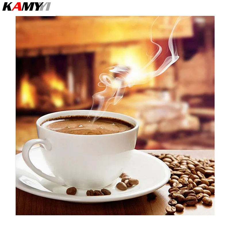 

Home Decoration Diamond Painting Cross Stitch Coffee Cup Diamond Embroidery Crystal 5d Diy Full Square Mosaic Pictures XY1