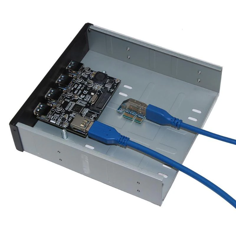 Плата Экспресс контроллера Ssu Fu3401 Pci E к 4 портам Usb 3 0 Express плата расширения с