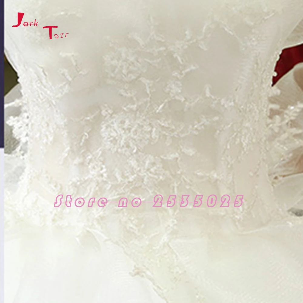 Robe Mariage простой цвета слоновой кости Тюль бальное платье Свадебные платья 2019 Vestido de Noiva Princesa без лямок с аппликациями Лиф Свадебное