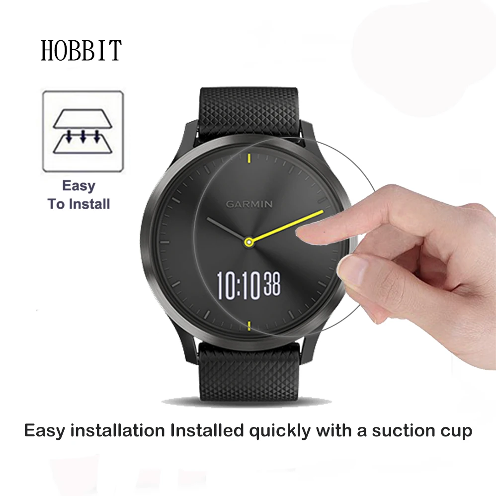 2 упаковки закаленное стекло для Garmin Vivomove HR 0 3 мм 2.5D 9H защита экрана ультра