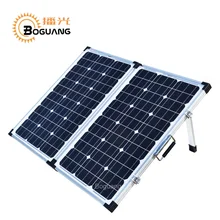 Xinpuguang 120W 18V Solar Panel Foldable Box Aluminum Glass Monocrystalline Silicone Cell 10A 12V 24V Controller Outdoor Charger