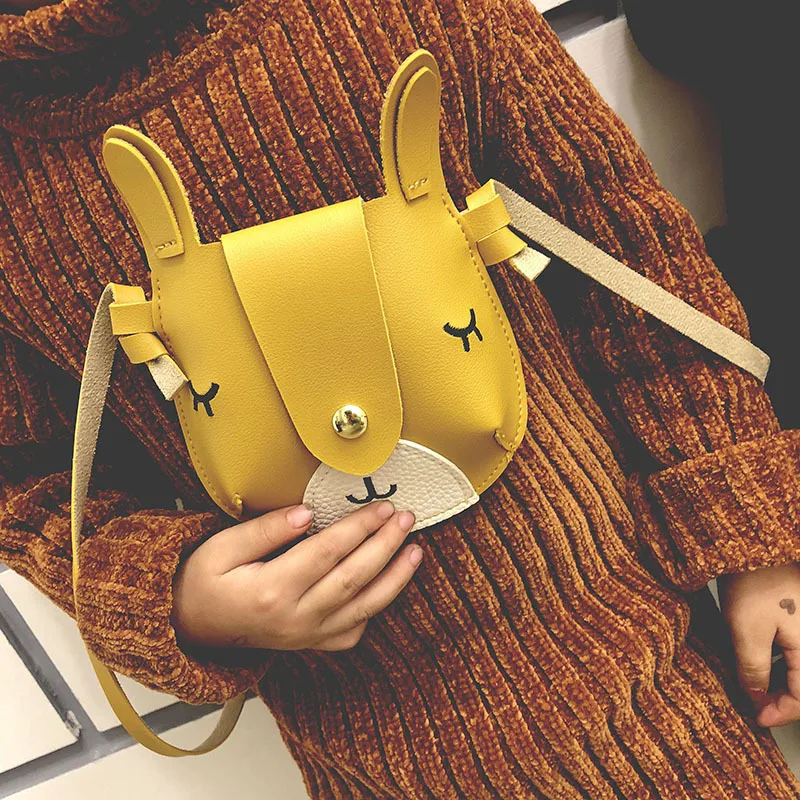 

Fashion Cute Deer Small Girl's Messenger Bag Mini fawn cartoon Designer Children Crossbodyl Bag Women Shoulder Kid's Handbag