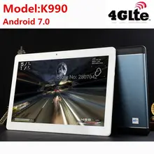 2017 K990 Octa Core 10.1 Inch tablet MTK8752 Android Tablet 4GB RAM 64GB ROM Dual SIM Bluetooth GPS Android 7.0 10 Tablet PC