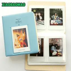 64 компонентов Мини Размеры 3-дюймовый Polaroid Фотоальбом для Instax Mini Плёнки Размеры фотоальбом имя держателя карты