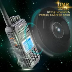 Фирменная Новинка 5 Вт UHF 400-480 мГц DMR Walkie Talkie MD-380 с 2000 мАч Батарея 1000 каналы TDMA речевому кодеру тип + кабель для программирования